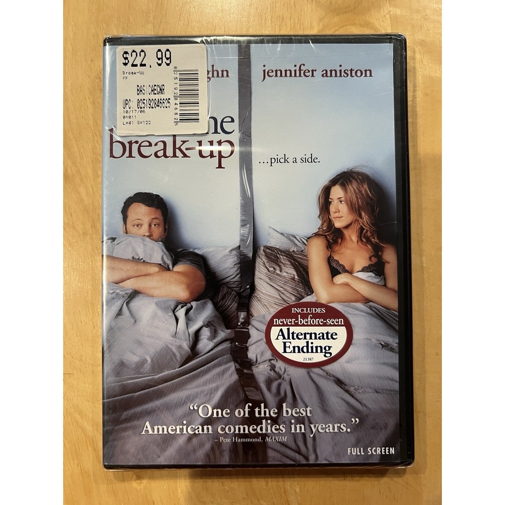 The Break-Up‎ (DVD, 2006, Full Frame Edition) BRAND NEW